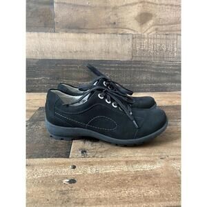 Womens WALDLAUFER DANA Shoes 3.5UK M Black Nubuck Leather Water Resistant